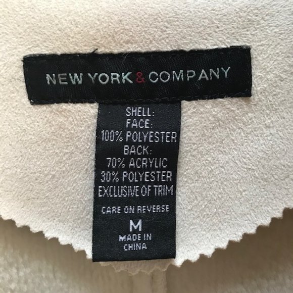 New York Co.  White Faux Fur Coat - Picture 6 of 6